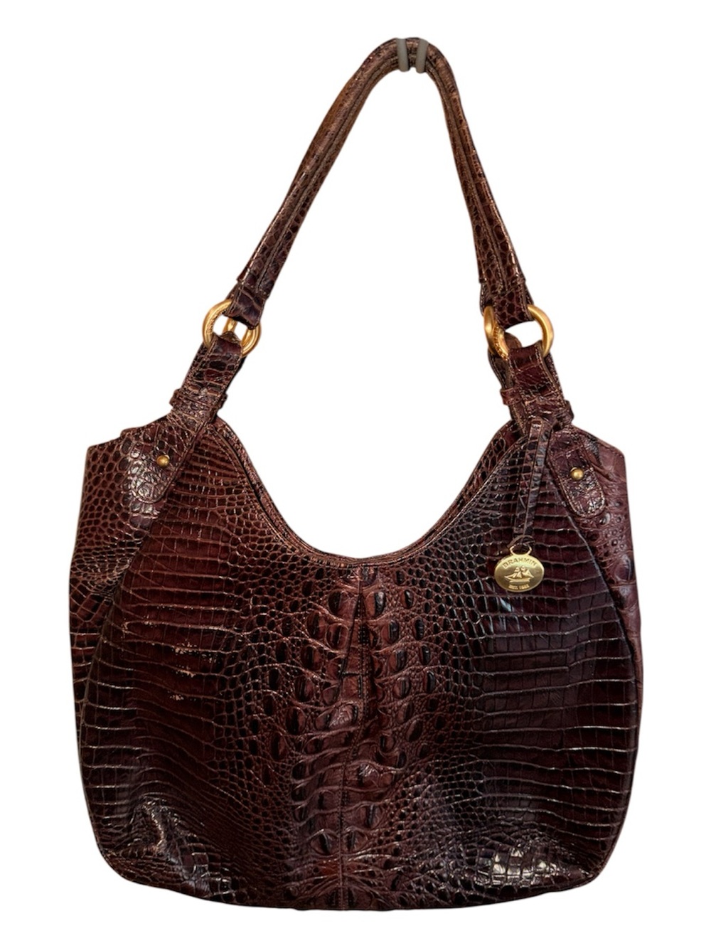 Brahmin Anne Chocolate Melbourne Hobo Bag